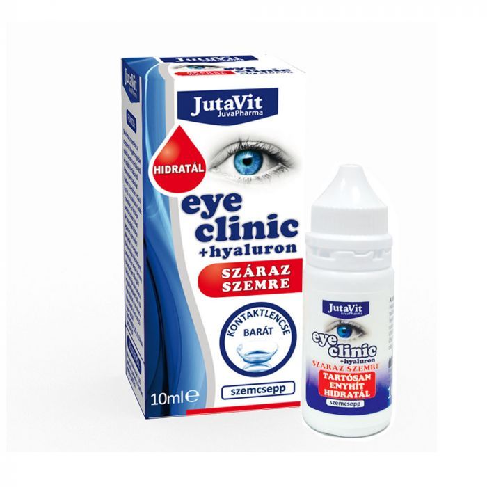 JUTAVIT Eye Clinic szemcsepp száraz szemre (10ml)