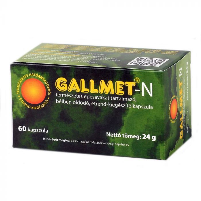 GALLMET-N epesav kapszula (60db)
