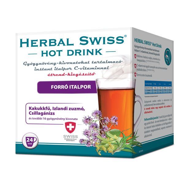 HERBAL SWISS Hot Drink instant italpor (24db)