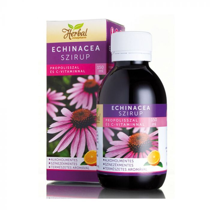 INNOPHARM Herbál Echinacea szirup propolisszal és C-vitaminnal (150ml)