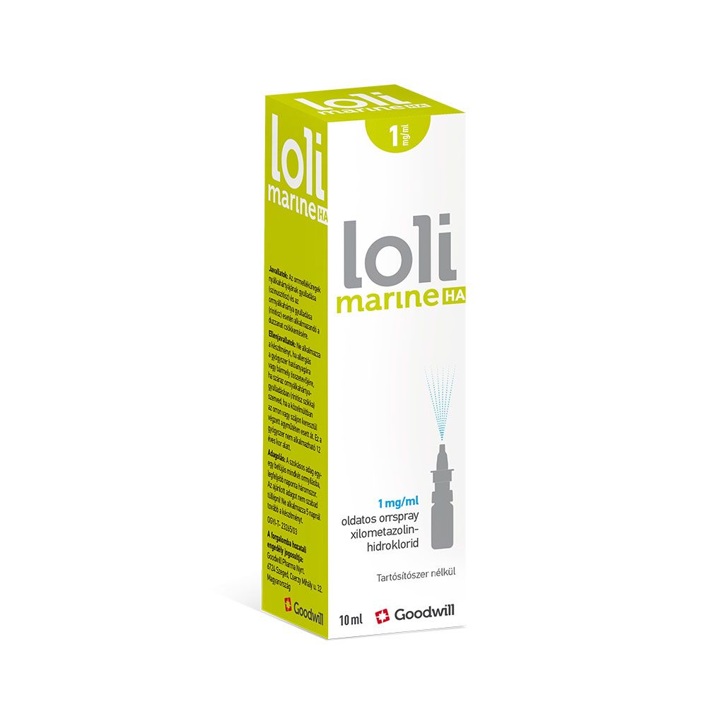 LOLIMARINE HA 1 mg/ml oldatos orrspray (10ml)  