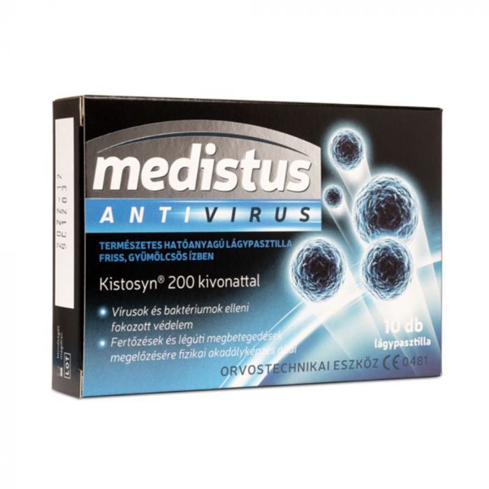 MEDISTUS Antivirus lágypasztilla (10db)