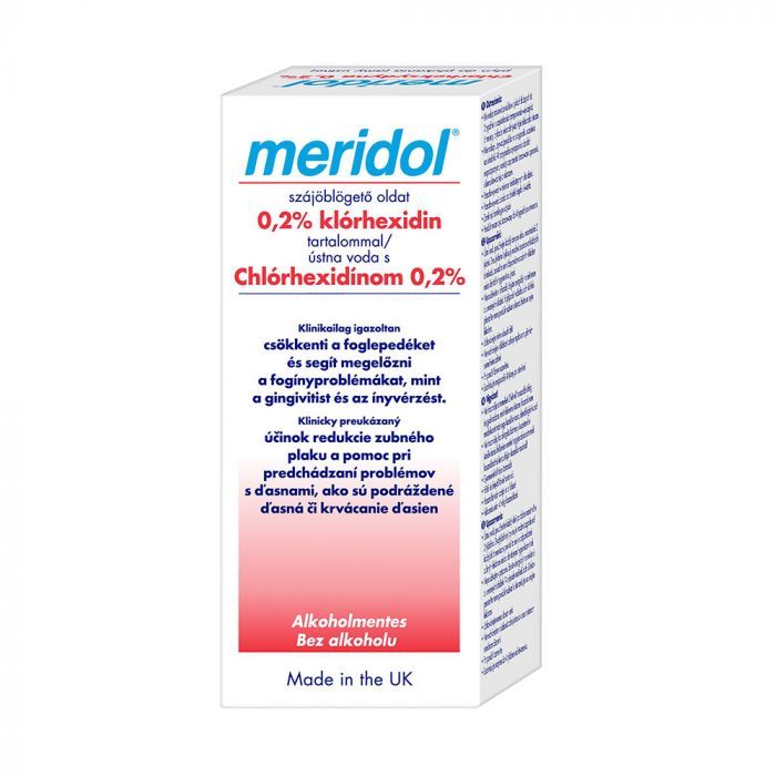 MERIDOL szájöblögető oldat 0,2% klórhexidin tartalommal (300ml)