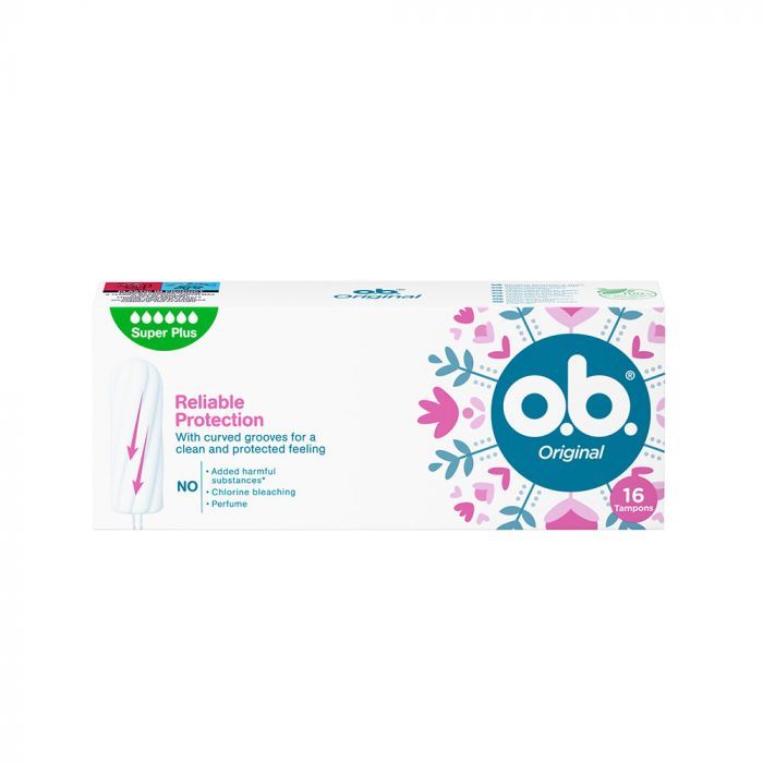 o.b. Original egészségügyi tampon Reliable Protection Super Plus (16db)