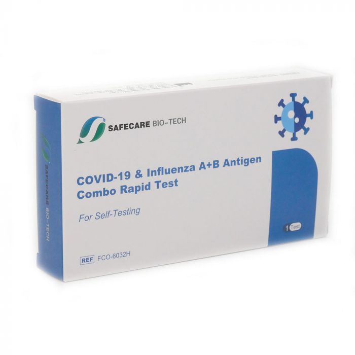 COVID-19 Safecare Covid+influenza A/B önellenőrző orrteszt (1db) 