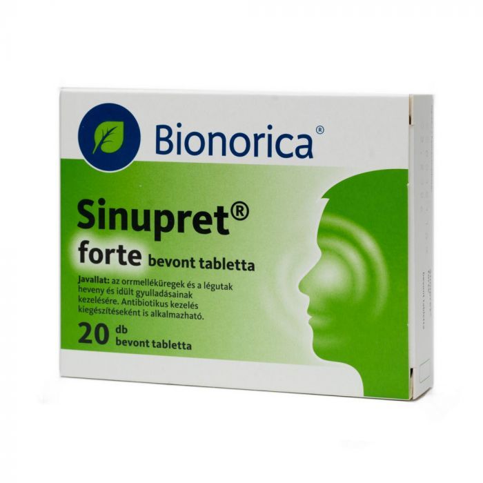 SINUPRET Forte bevont tabletta (20db)