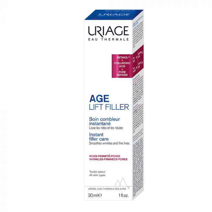 URIAGE Age Lift filler azonnali ráncfeltöltő és bőrtökéletesítő arckrém (30ml)