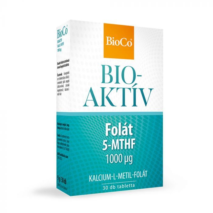 BIOCO Bioaktív Folát 5-MTHF 1000 μg tabletta (30db)