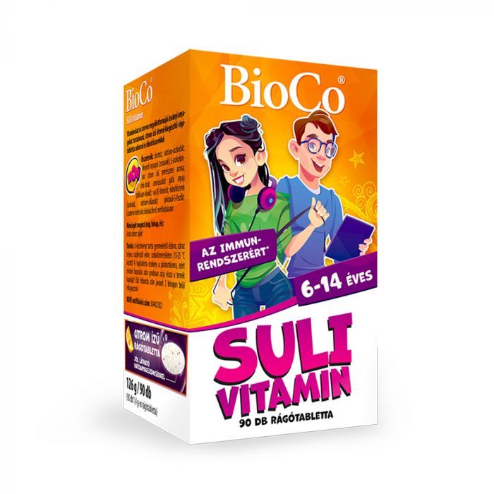 BIOCO Suli vitamin rágótabletta (90db)