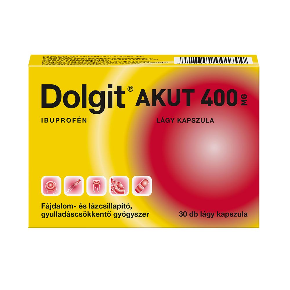 DOLGIT Akut 400 mg lágy kapszula (30db)