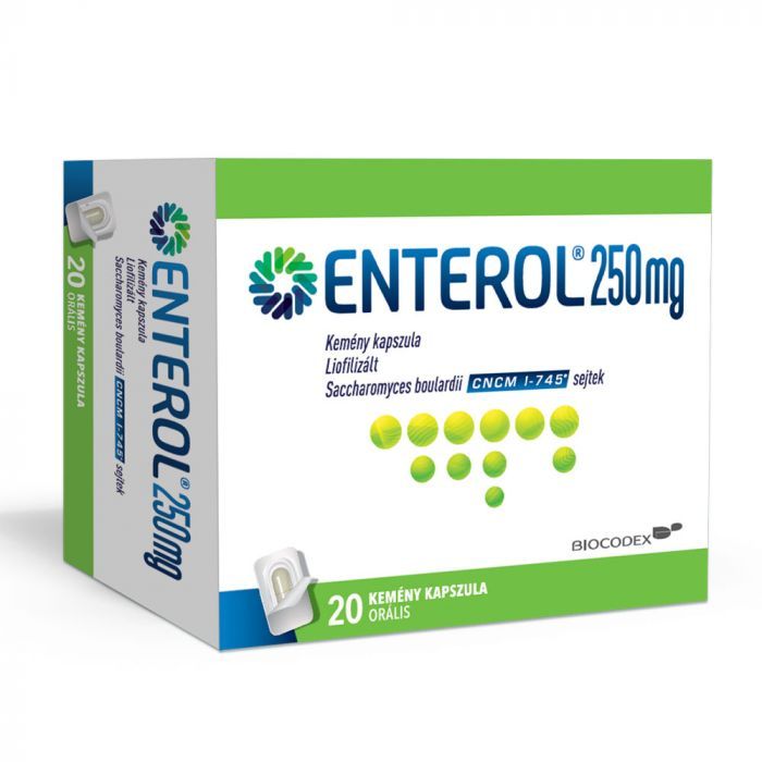 ENTEROL 250 mg kemény kapszula (20db)