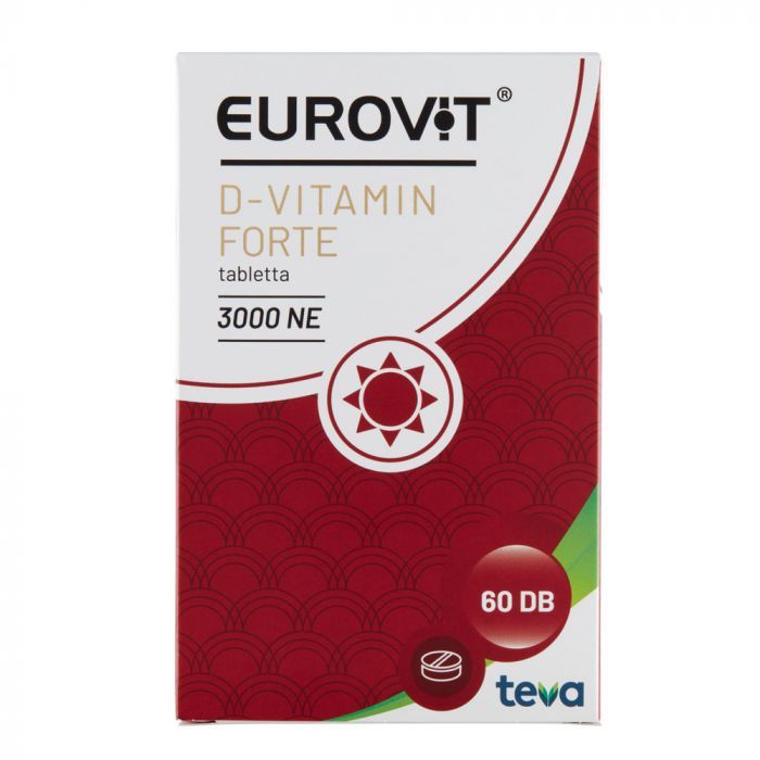 EUROVIT D-vitamin Forte 3000NE tabletta (60db)