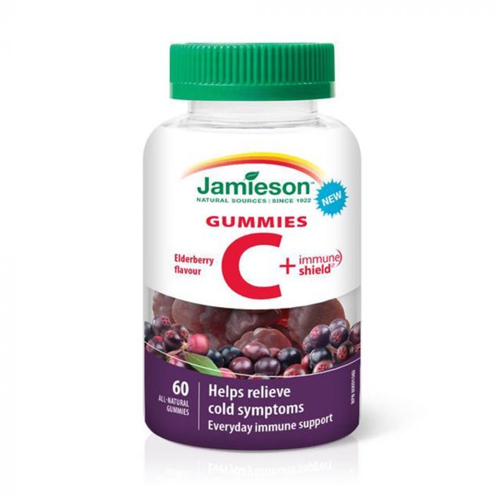 JAMIESON C vitamin+Immune Shield Gummies (60db)