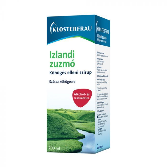 KLOSTERFRAU Izlandi zuzmó köhögés elleni szirup (200ml)
