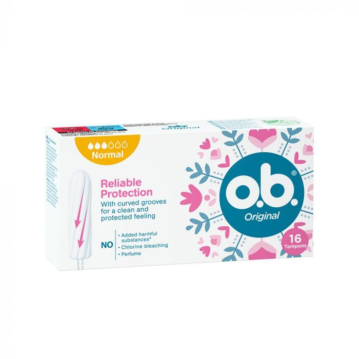 o.b. Original egészségügyi tampon Reliable Protection Normal (16db)