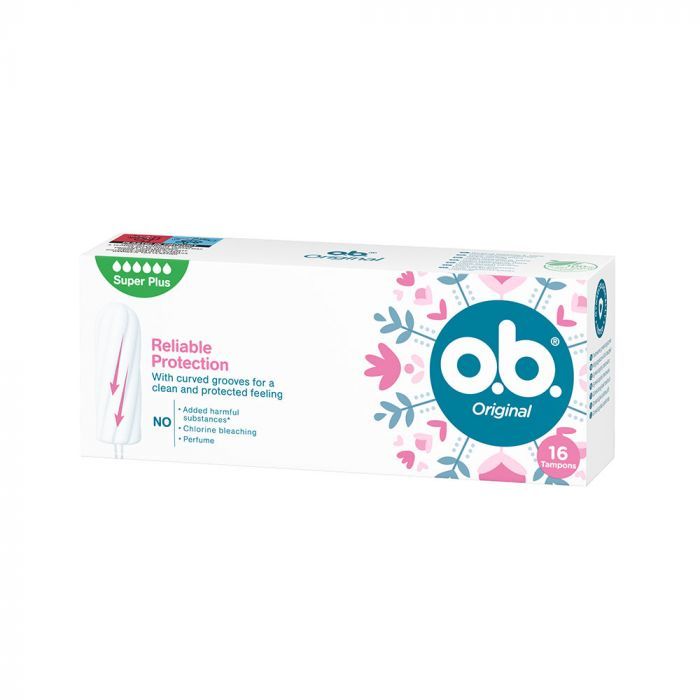 o.b. Original egészségügyi tampon Reliable Protection Super Plus (16db)