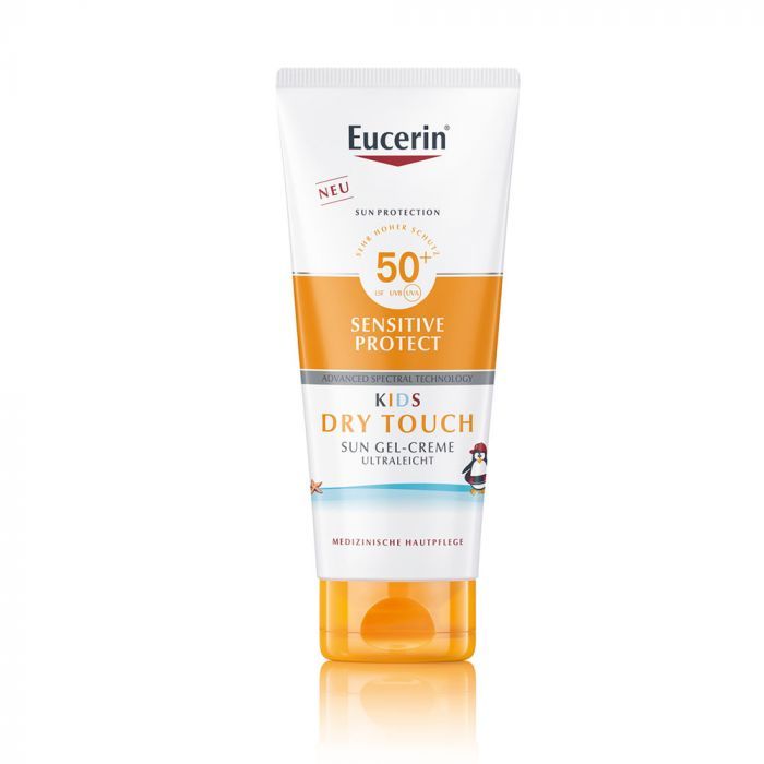 EUCERIN Sun Kids Sensitive Protect Dry Touch gyermek napozó gél-krém SPF50+ (200ml)