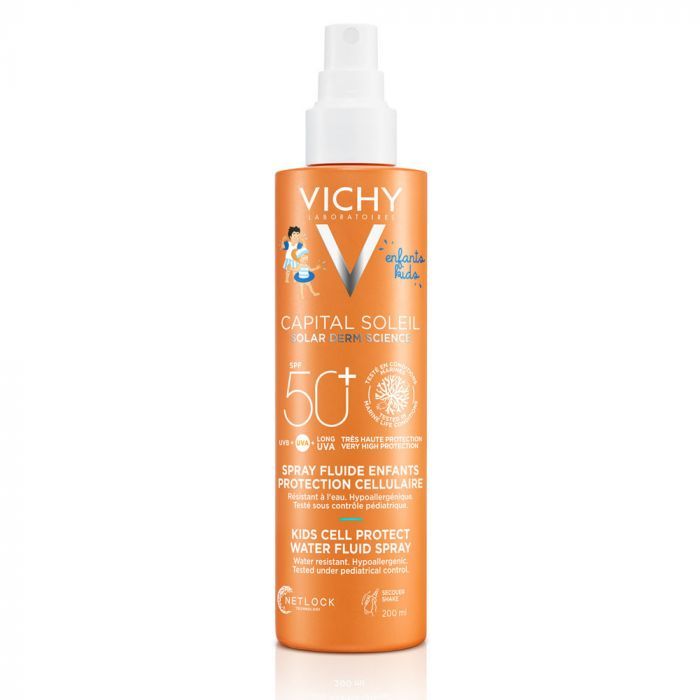 VICHY Capital Soleil Kids Cell Protect Water Fluid spray SPF50+ (200ml)