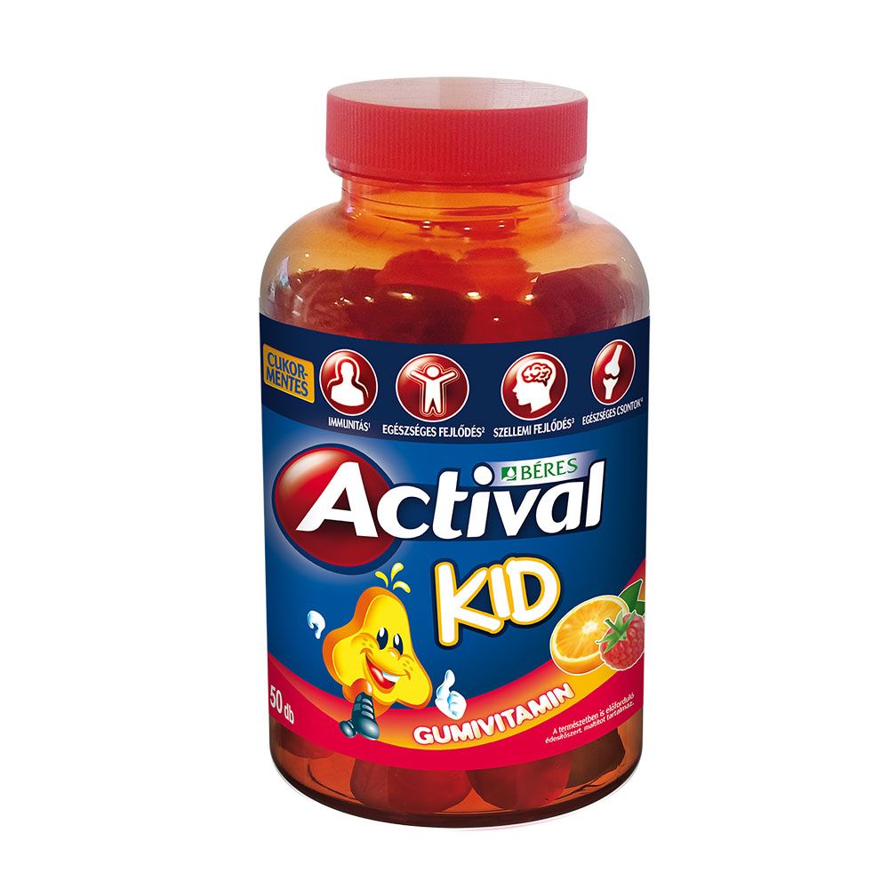 ACTIVAL Kid gumivitamin gumitabletta (50db)