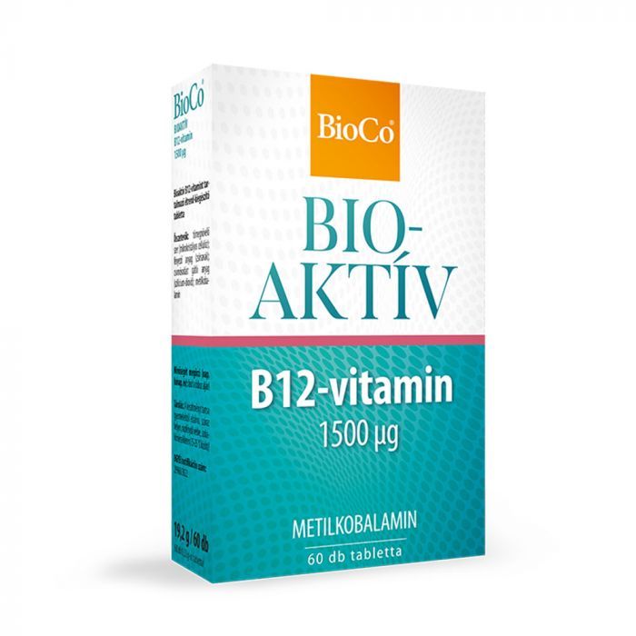 BIOCO Bioaktív B12-vitamin 1500 μg tabletta (60db)