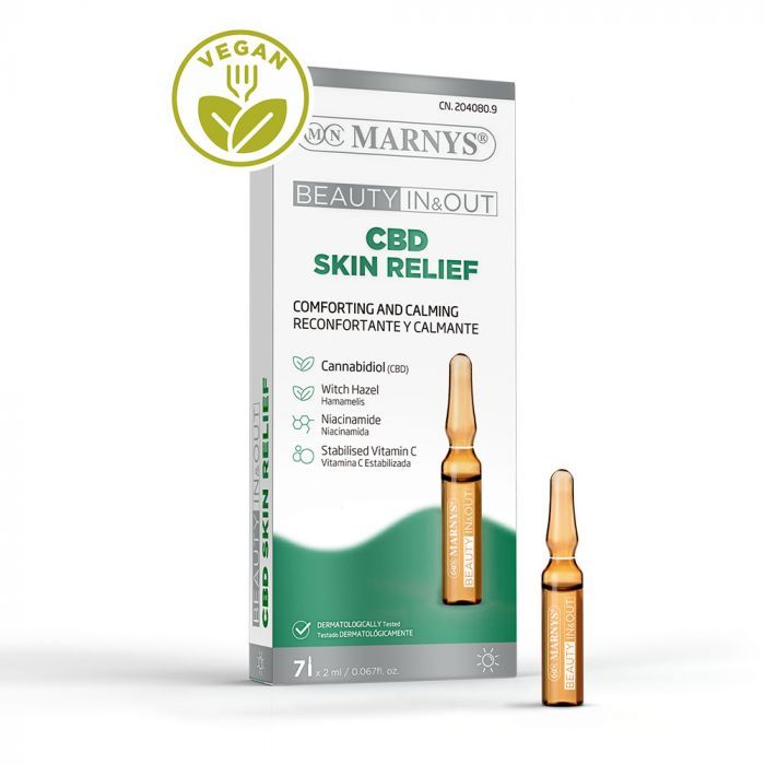 MARNYS CBD Skin relief ampulla az irritált bőr megnyugtatására (7x2ml)