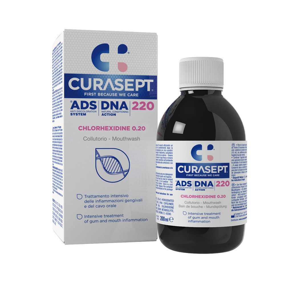 CURASEPT ADS DNA 220 klórhexidin tartalmú szájöblögető (200ml)