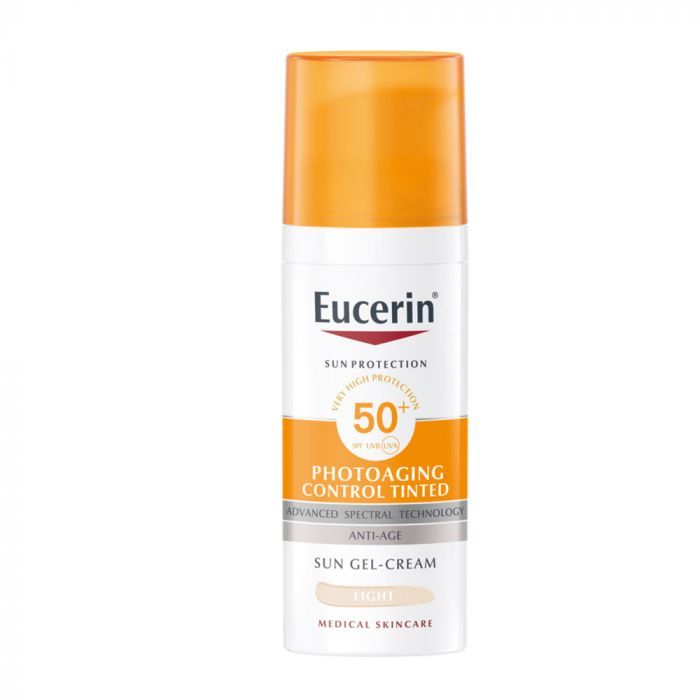 EUCERIN Sun Photoaging Control színezett napozókrém arcra light FF50+ (50ml)