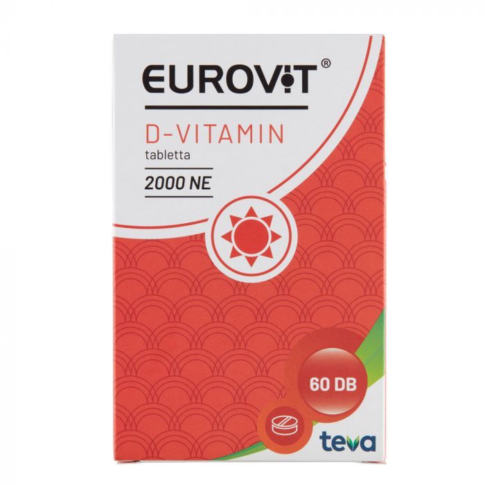 EUROVIT D-vitamin 2000 NE tabletta (60 db)