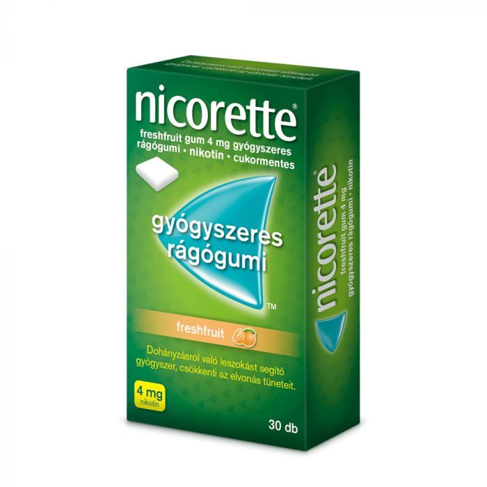 NICORETTE Icy White gum 4mg cukormentes gyógyszeres rágógumi (30db)