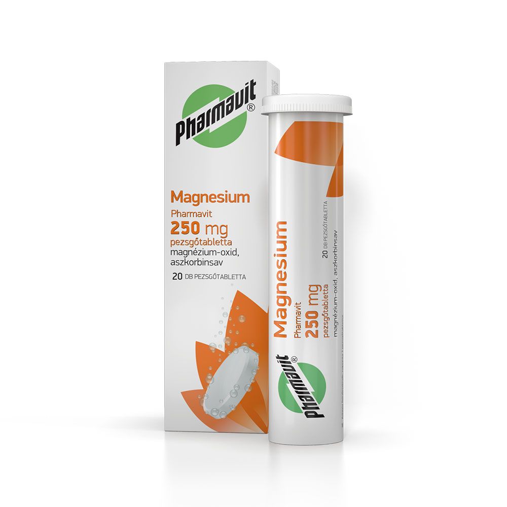 MAGNESIUM Pharmavit 250 mg pezsgőtabletta (20db)