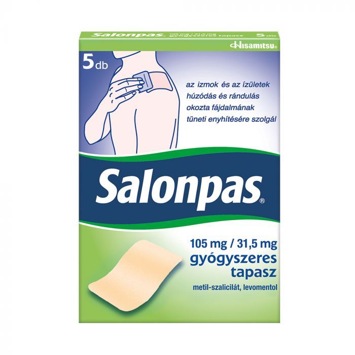 SALONPAS 105 mg/31,5 mg gyógyszeres tapasz (5db)
