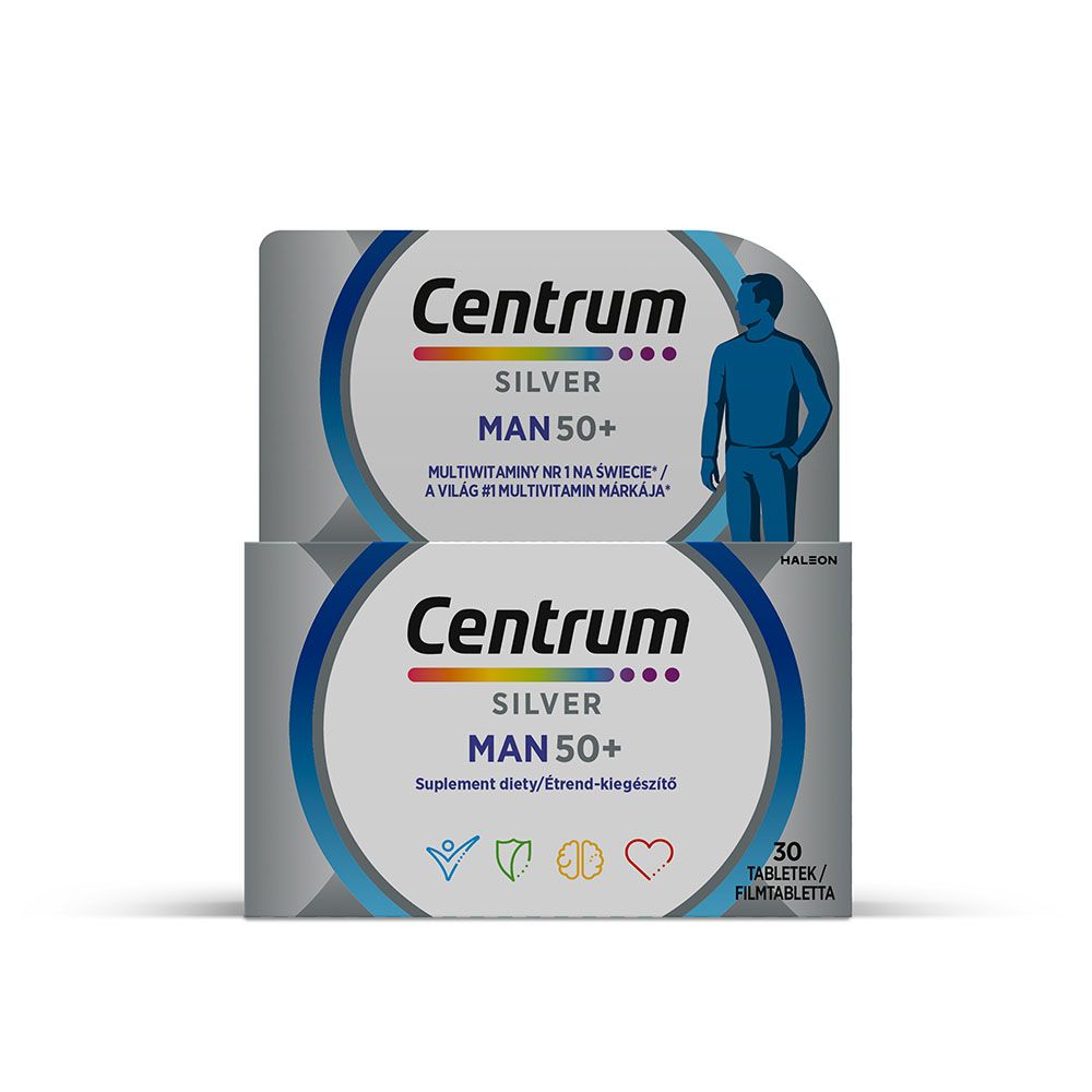 CENTRUM Silver Man 50+ multivitamin filmtabletta Férfiaknak (30db)