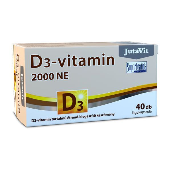 JUTAVIT D3-vitamin 2000NE lágykapszula (40db)