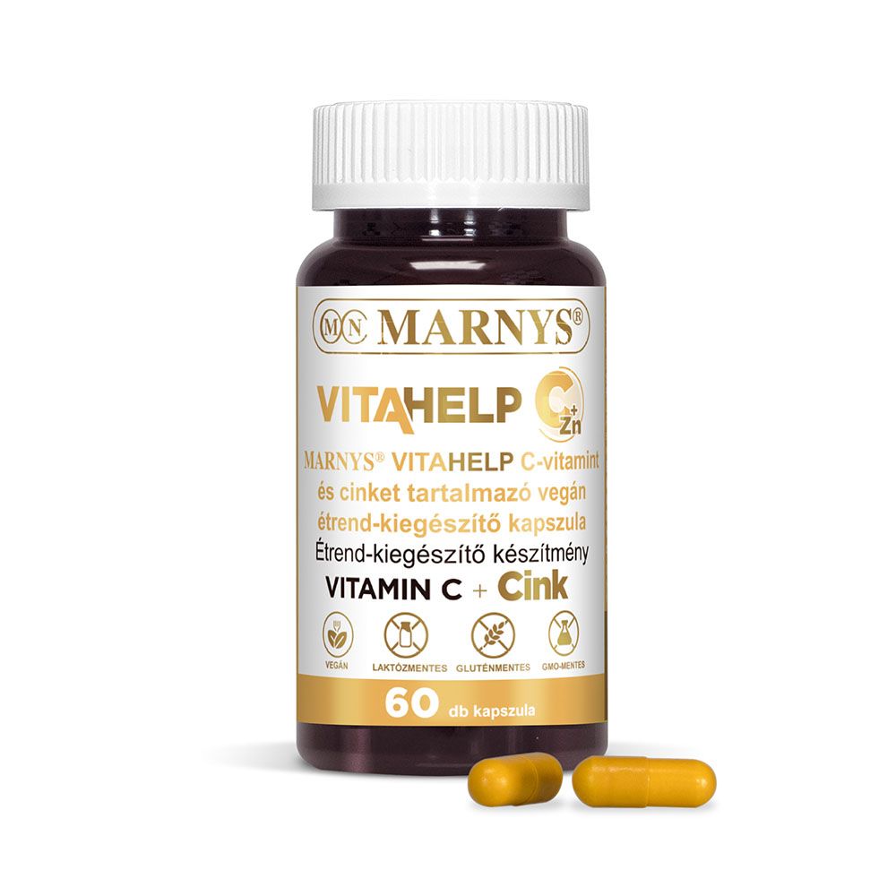 MARNYS VitaHelp Vitamin C + Cink lágykapszula (60db)