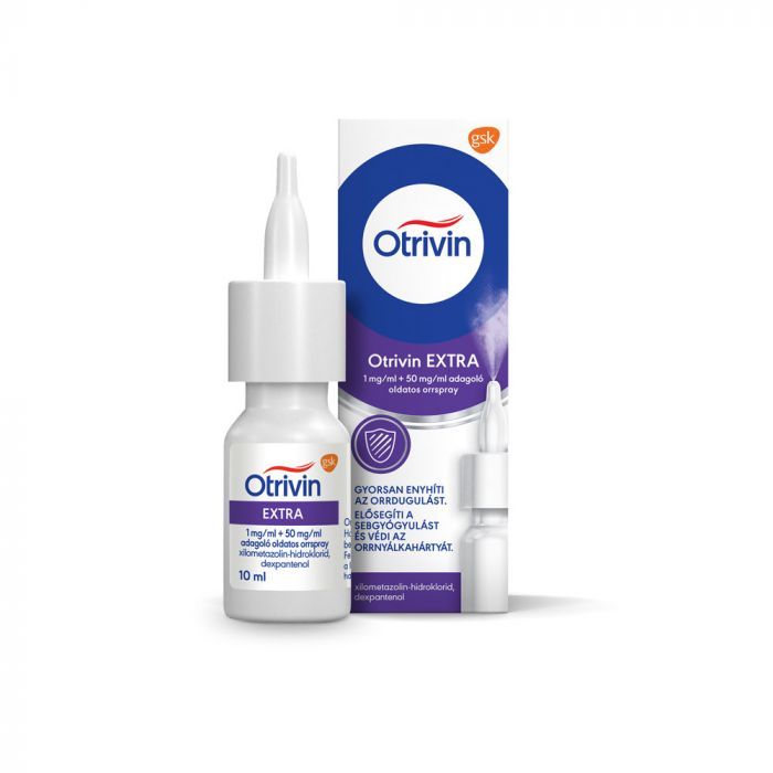 OTRIVIN Extra 1mg+50mg/ml adagoló oldatos orrspray (10ml)