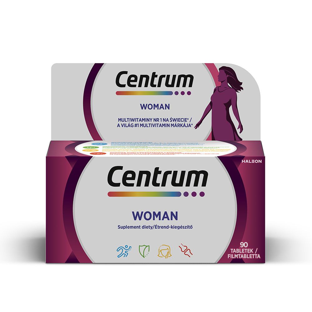 CENTRUM Woman multivitamin filmtabletta Nőknek (90db)