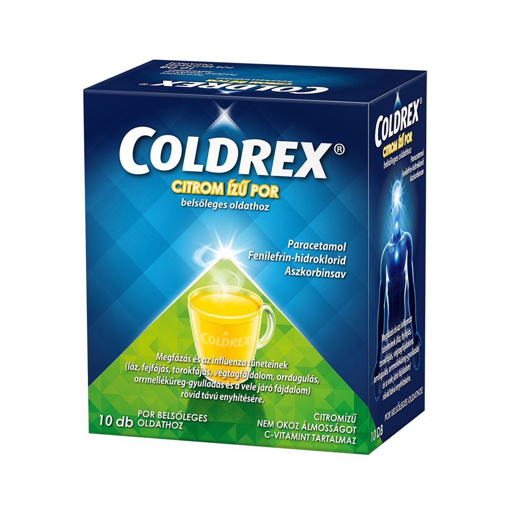 COLDREX citrom ízű por belsőleges oldathoz (10db)