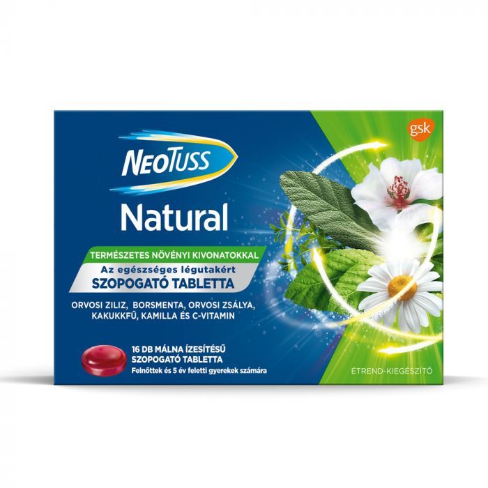 NEOTUSS Natural szopogató tabletta (16db)