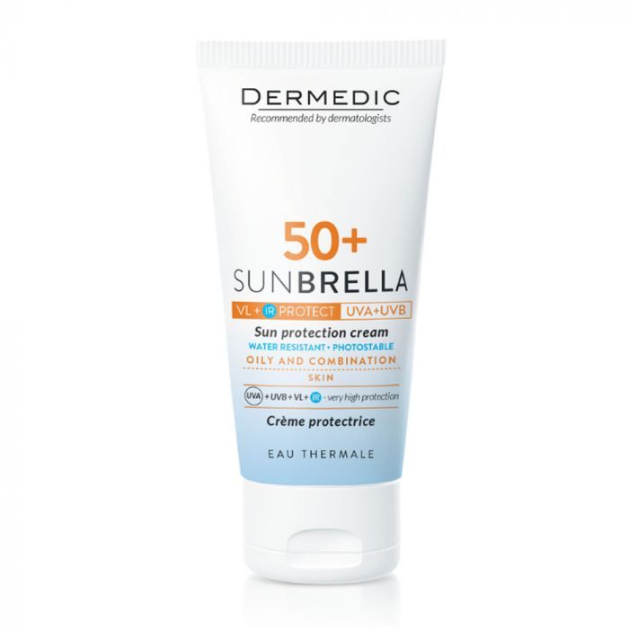 DERMEDIC Sunbrella fényvédõ arckrém SPF50+ zsíros/kombinált bőrre (50ml)