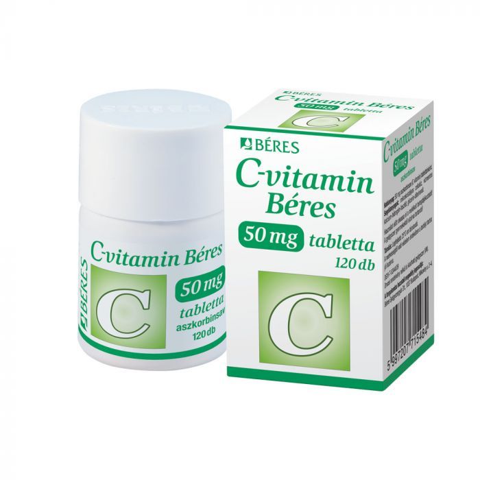 BÉRES C-vitamin 50 mg tabletta (120db) 