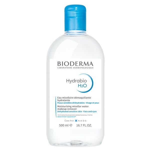 BIODERMA Hydrabio H2O micellás arc- és sminklemosó oldat (500ml)