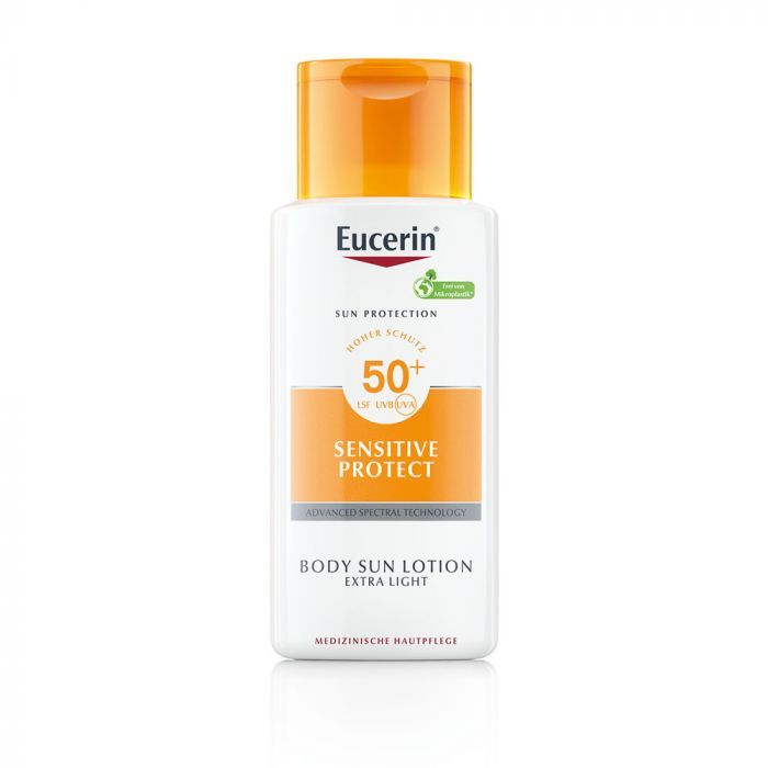 EUCERIN Sun Sensitive  Protect extra könnyű naptej SPF50 (150ml) 