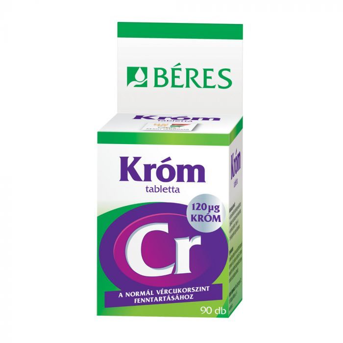 BÉRES Króm tabletta (90db)