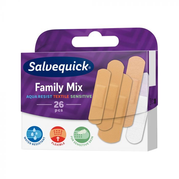 SALVEQUICK Med Family mix sebtapasz (26db)