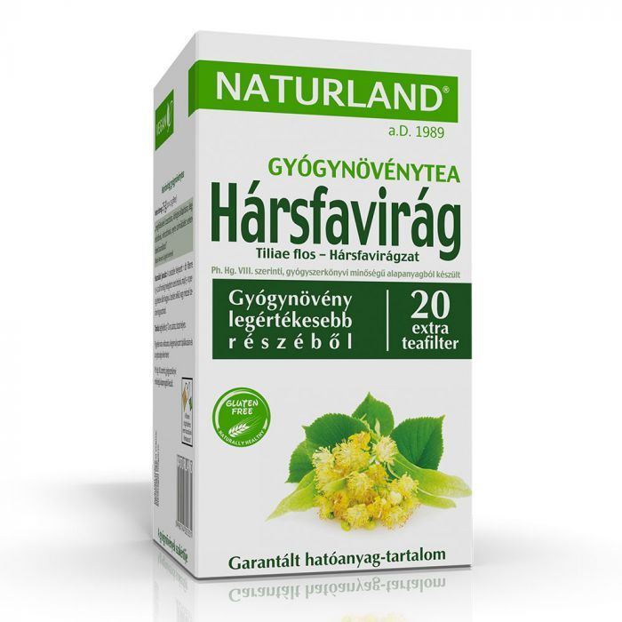 NATURLAND Hársfavirág gyógynövénytea filteres (25db)