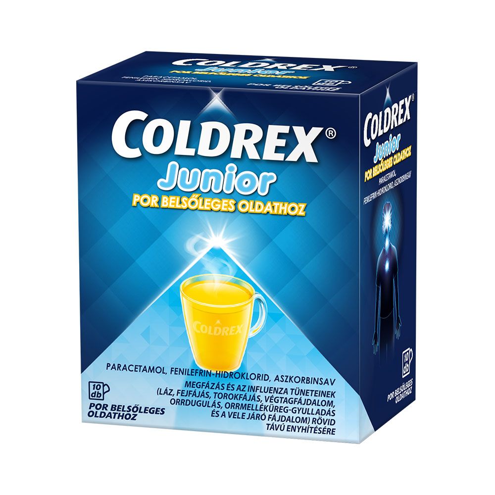 COLDREX Junior por belsőleges oldathoz (10db)