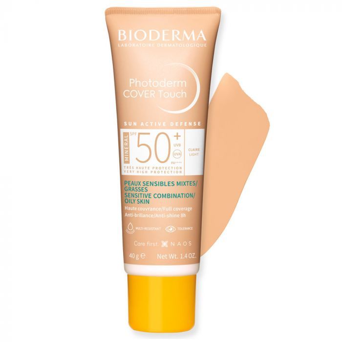 BIODERMA Photoderm COVER Touch MINERAL SPF50+ light/világos (40g)