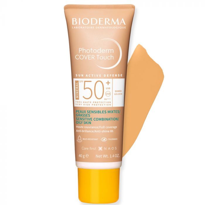 BIODERMA Photoderm COVER Touch MINERAL SPF50+ golden/arany (40g)