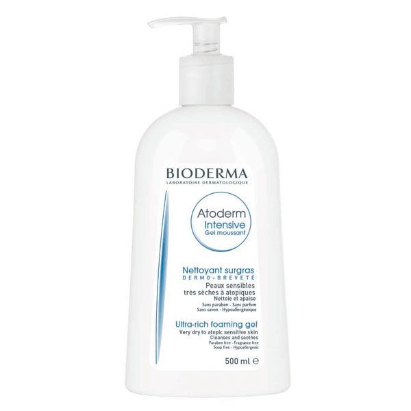 BIODERMA Atoderm Intensive szappanmentes mosakodó gél (500ml)