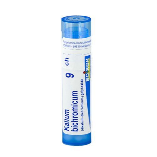 KALIUM BICHROMICUM golyócskák 9CH (Dikalium-dichromicum) (4g)